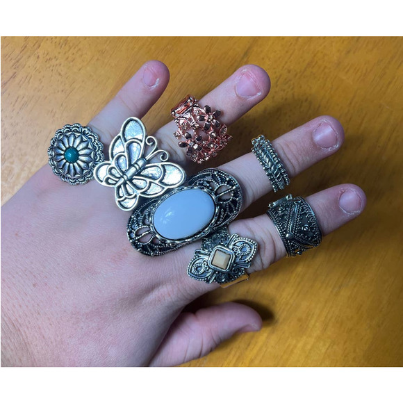 Set of 7 Paparazzi Rings - Picture 1 of 4